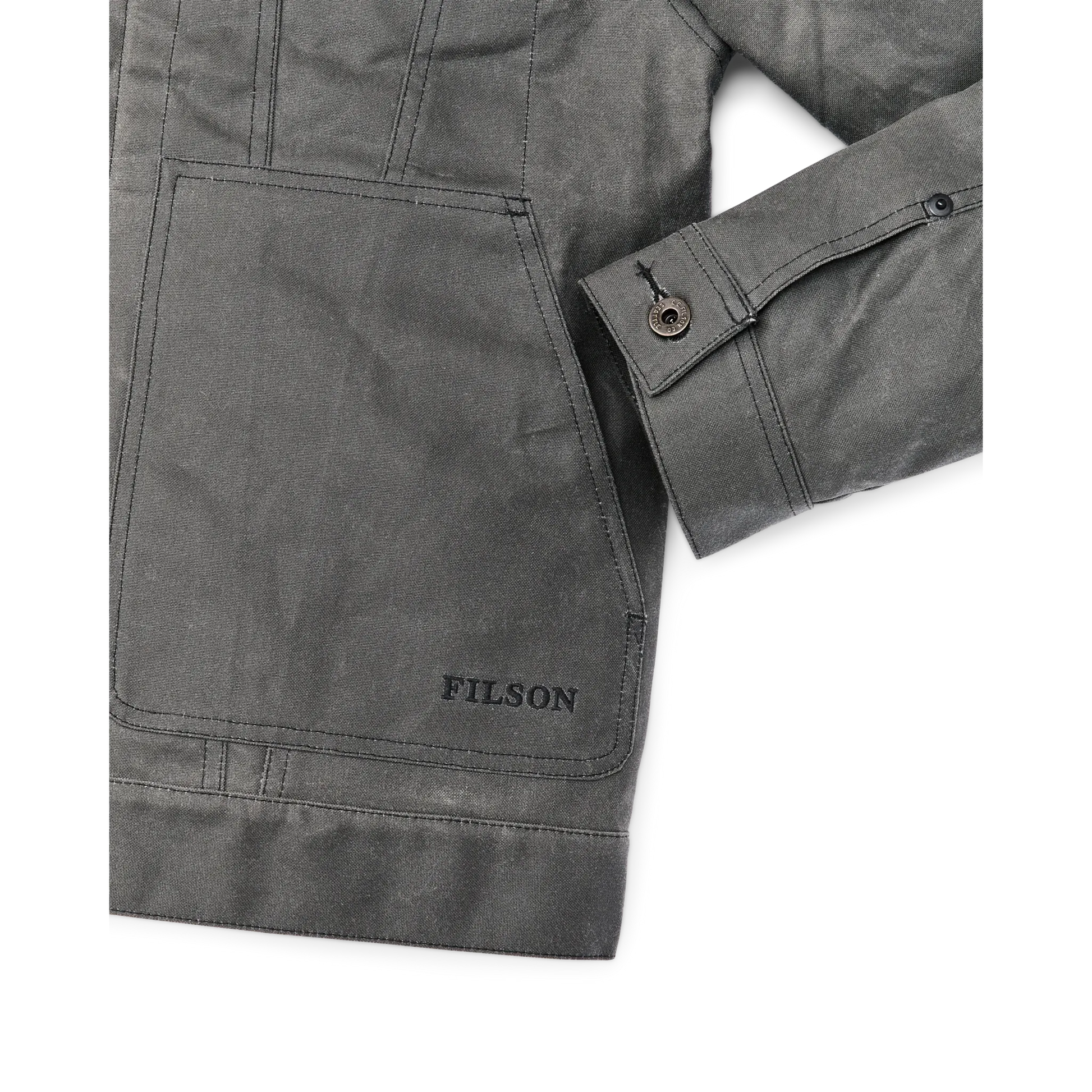 Filson TIN CLOTH SHORT LINED CRUISER JACKET