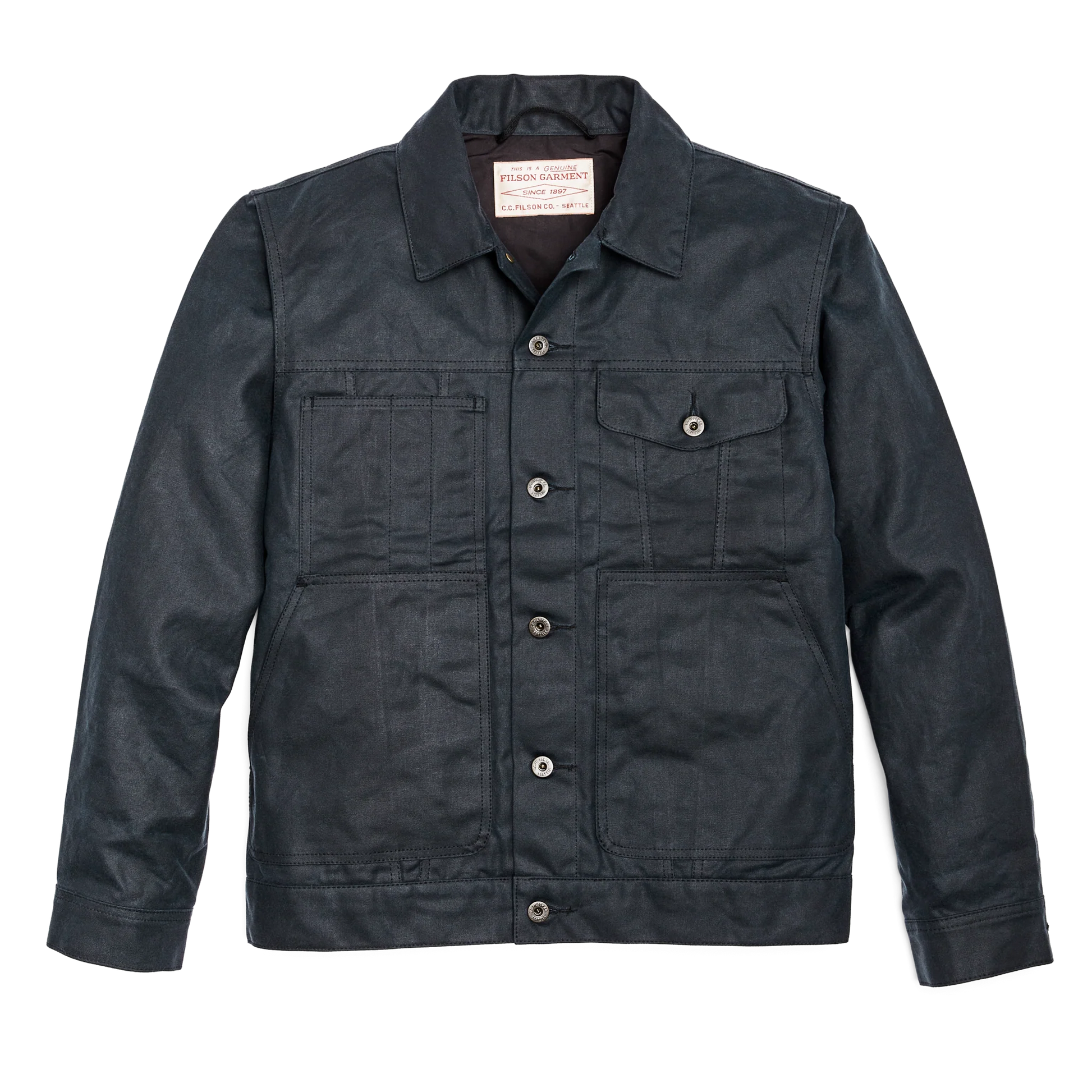 Filson TIN CLOTH SHORT LINED CRUISER JACKET