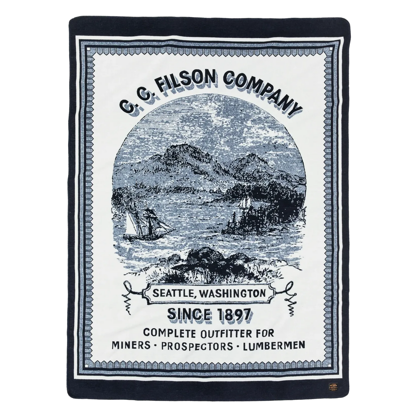 Filson WOOL-BLEND BLANKET Crafted in Italy with a premium wool blend.