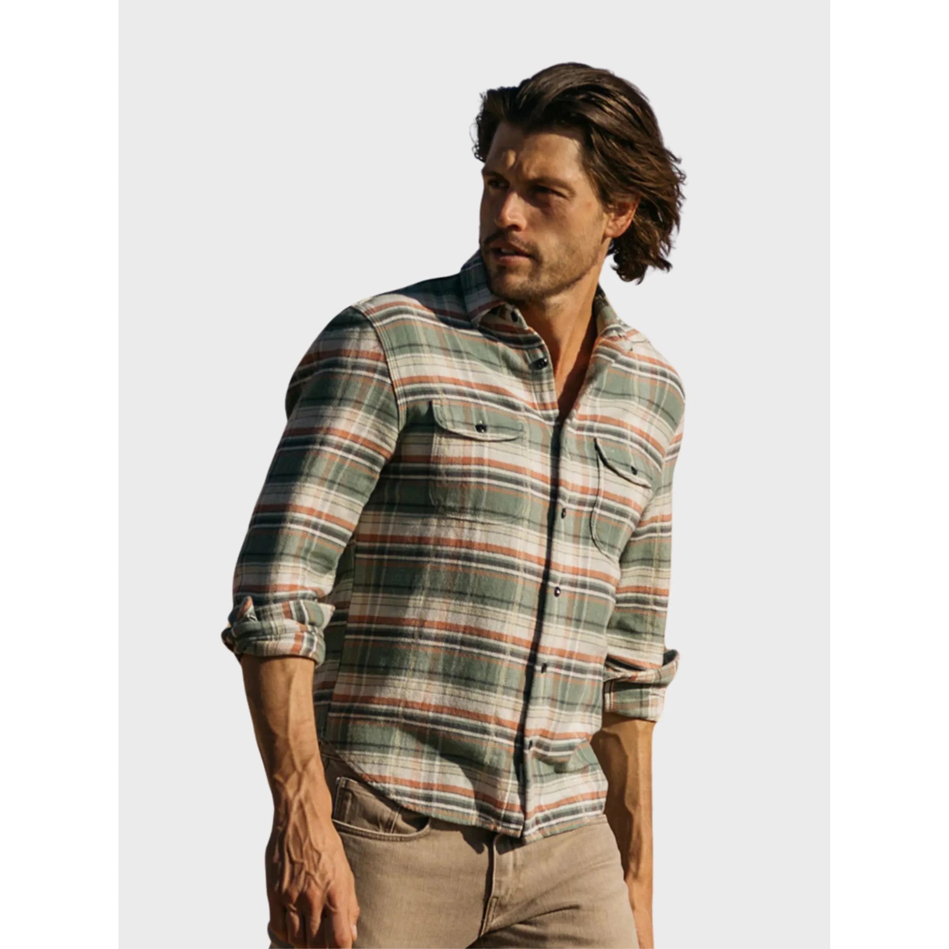 HIROSHI KATO The Brace Vintage Diamond Plaid - Emerald