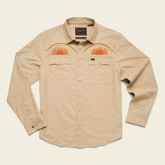 Howler Bros Crosscut Deluxe Longsleeve - El Sol : Gold