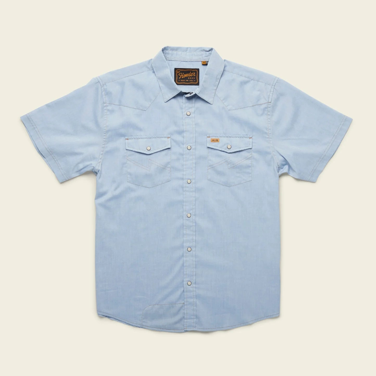 Howler Bros. H Bar B Snapshirt - Faded Blue Oxford