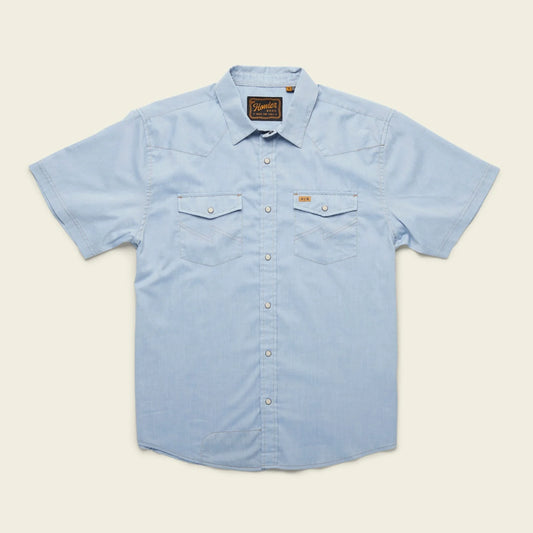 Howler Bros. H Bar B Snapshirt - Faded Blue Oxford