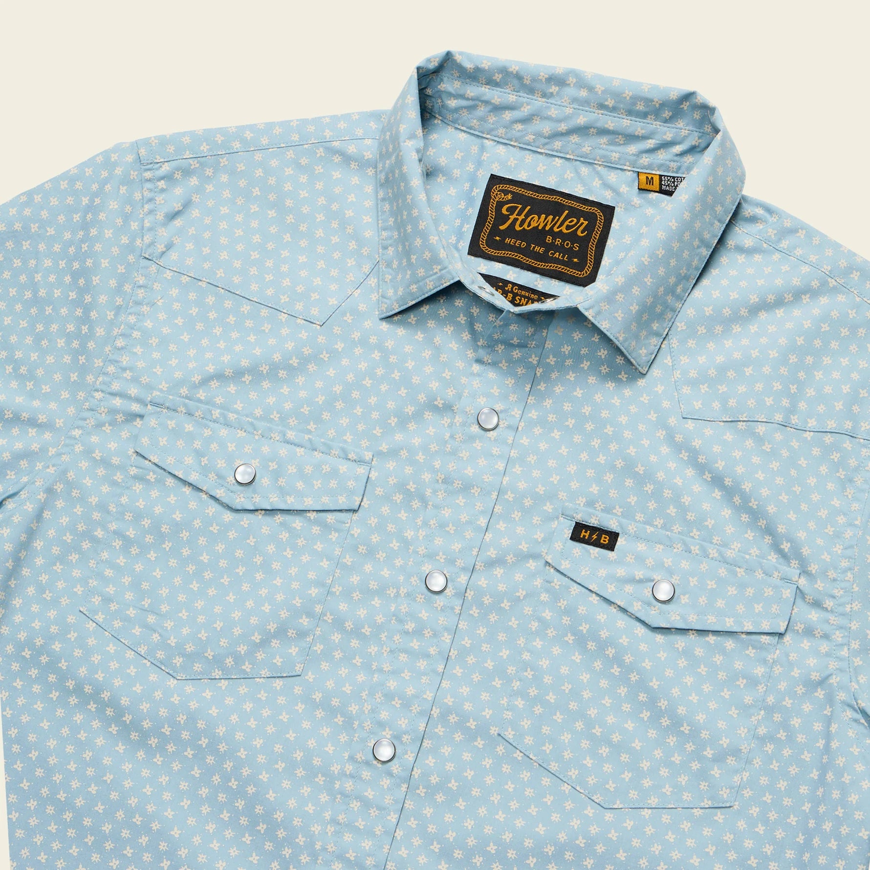 Howler Bros. H Bar B Snapshirt - Lockhart Floral : Pool Blue