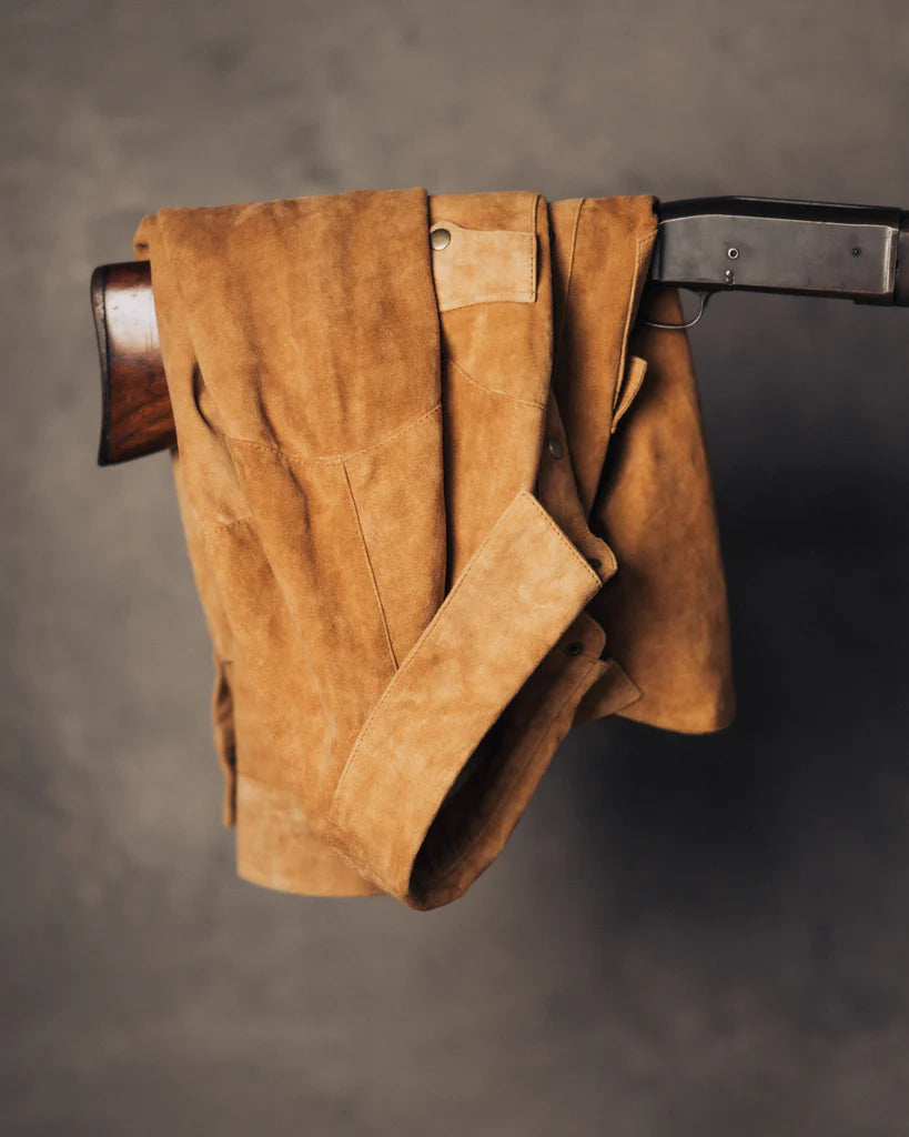 Big D  Speed Shop Leather Jac-Shirt