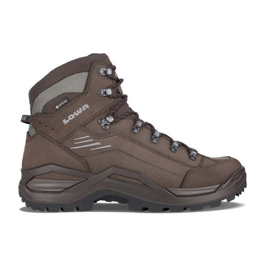 LOWA MEN'S RENEGADE GTX MID - ESPRESSO/SEAWEED