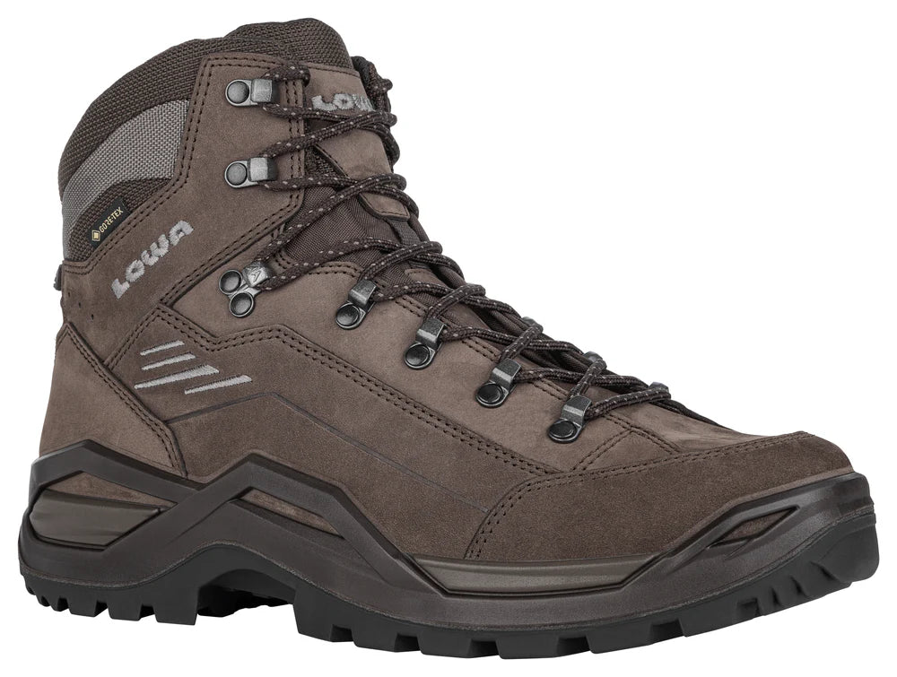 LOWA MEN'S RENEGADE GTX MID - ESPRESSO/SEAWEED