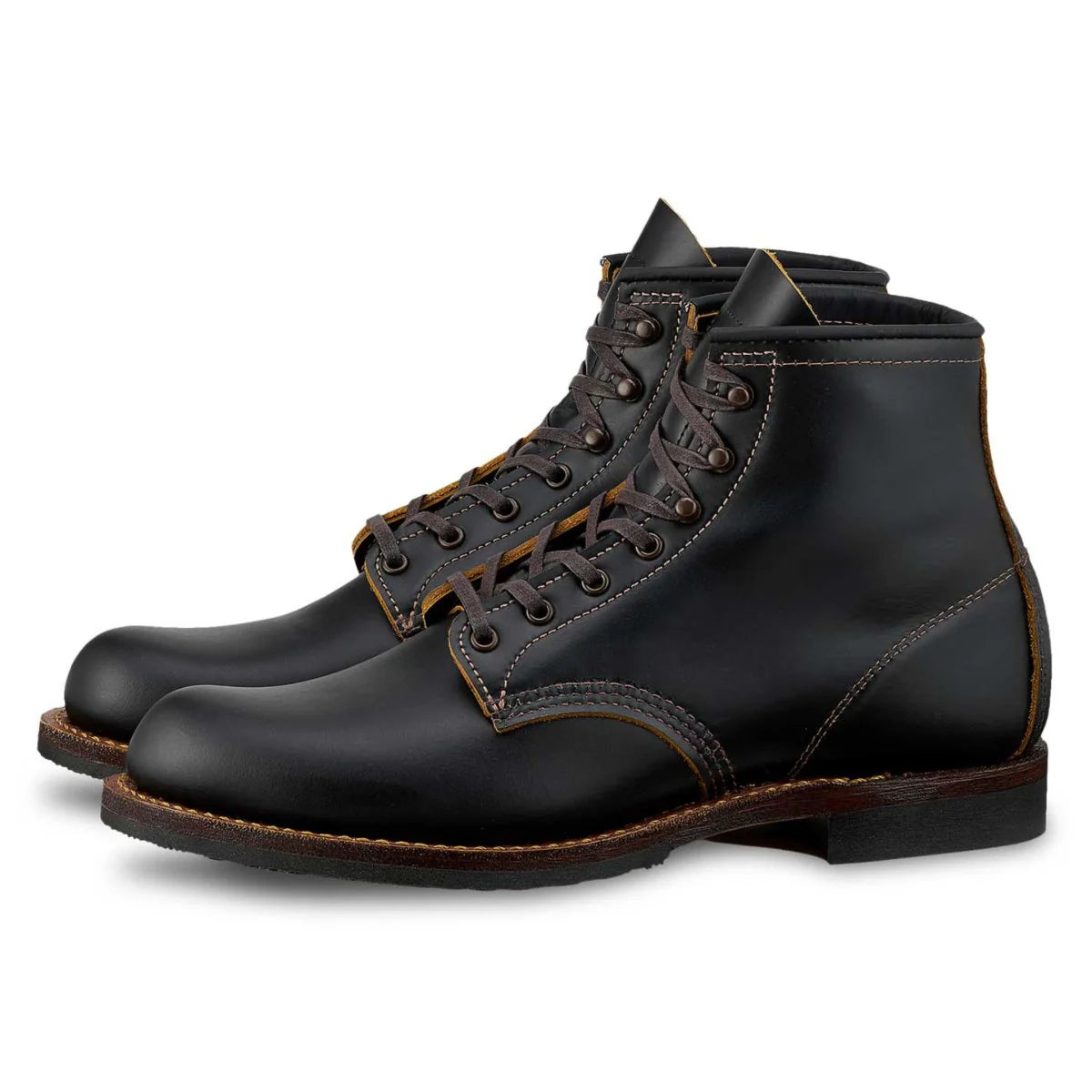 Red Wing Men's Beckman Flatbox 6" 9060 Black Klondike Leather