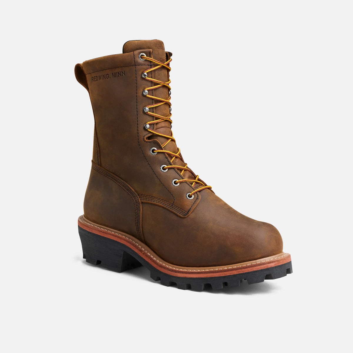 LOGGERMAX  Men's 9-inch Waterproof, Safety Toe Logger Boot