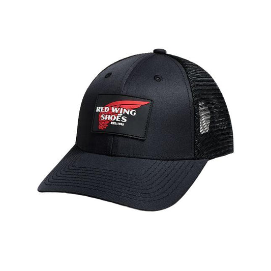 Red Wing - Style 97485 REPREVE® STRETCH TRUCKER UNISEX BALL CAP IN BLACK
