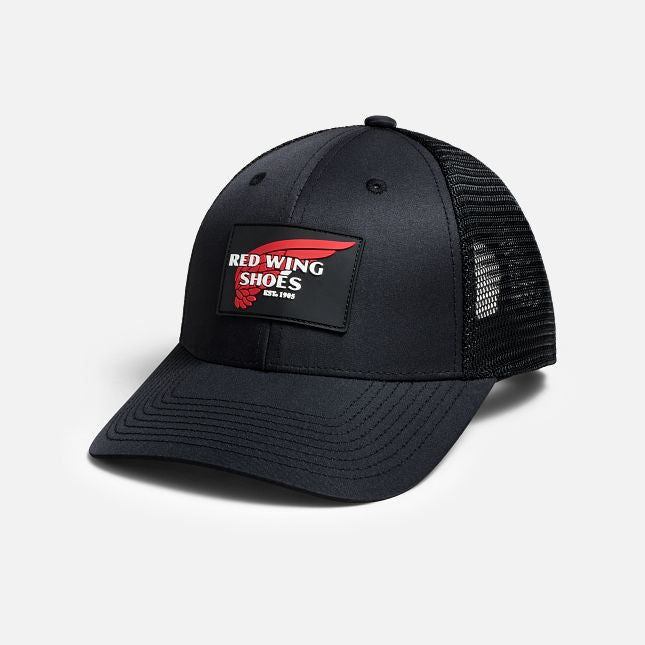 Red Wing - Style 97485 REPREVE® STRETCH TRUCKER UNISEX BALL CAP IN BLACK