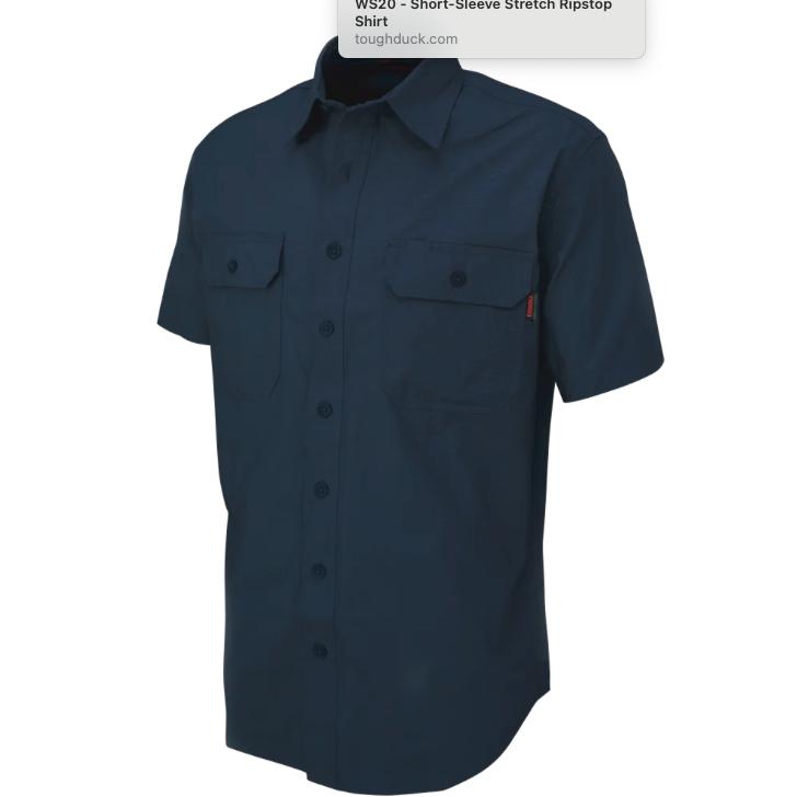 Tough Duck WS20 - SHORT-SLEEVE STRETCH RIPSTOP SHIRT