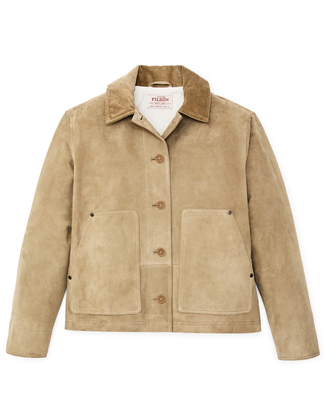 Filson WOMEN'S SHORT SUEDE BARN JACKET