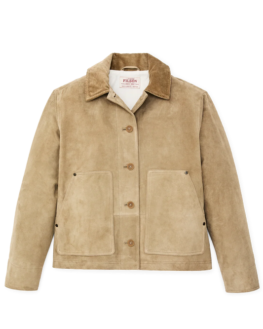 Filson WOMEN'S SHORT SUEDE BARN JACKET