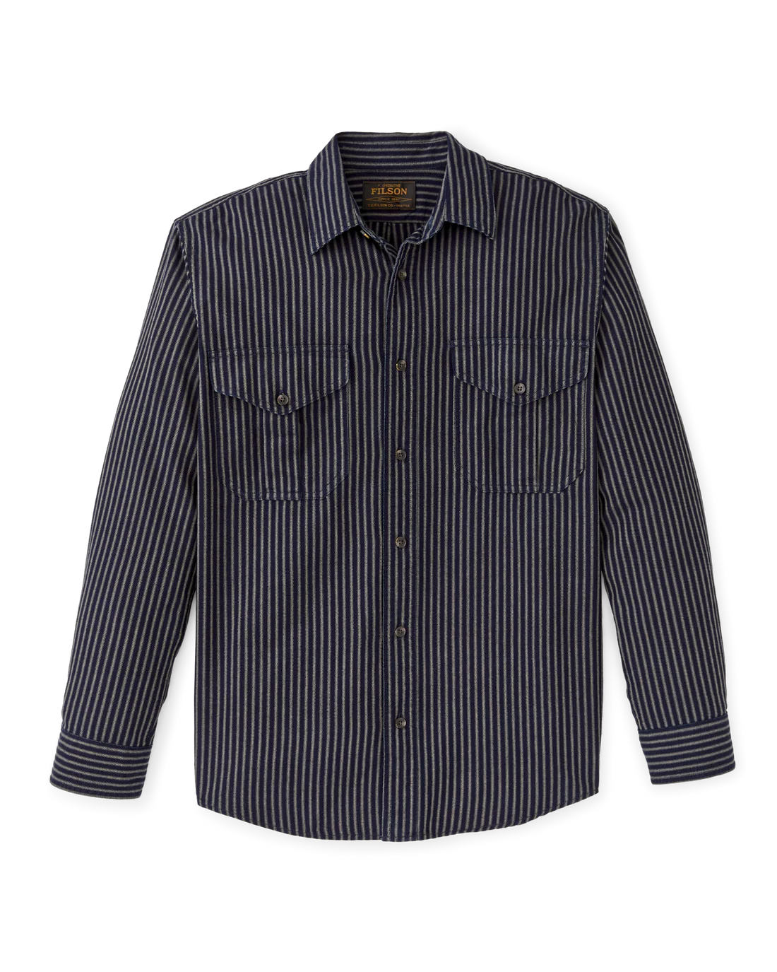 Filson LIGHTWEIGHT ALASKAN GUIDE  Indigo Ticking