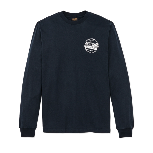 Filson LONG SLEEVE FRONTIER GRAPHIC T-SHIRT