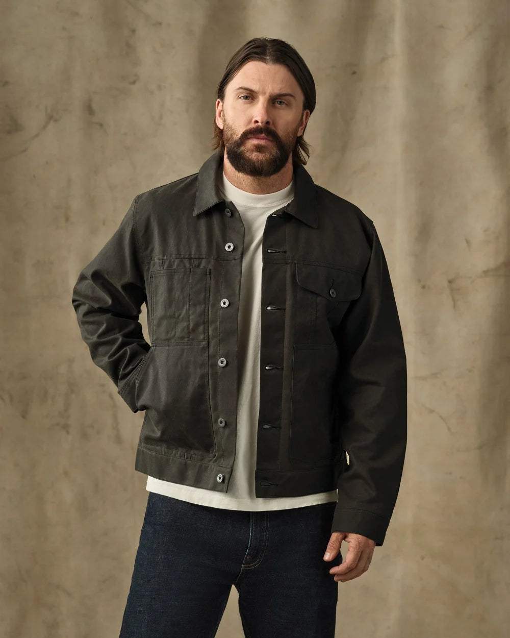 Filson TIN CLOTH SHORT LINED CRUISER JACKET